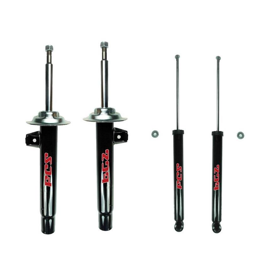 BMW Suspension Strut and Shock Absorber Assembly Kit - Front and Rear (without Sport Suspension) - Aftermarket 3991530KIT